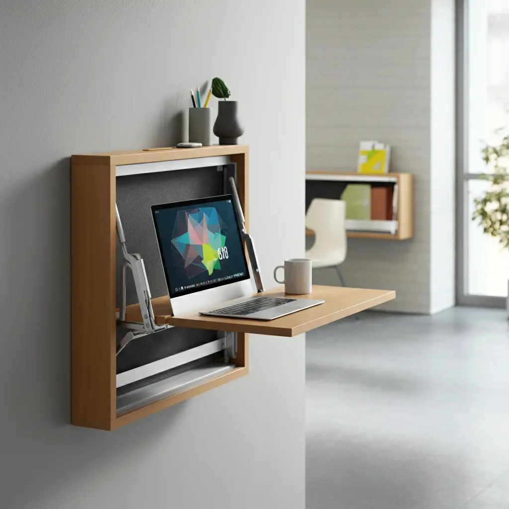 Wall-Mounted Foldable Desk