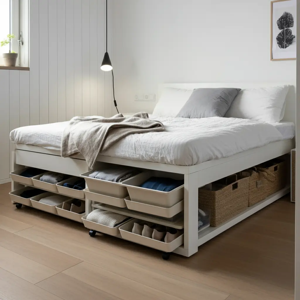 Use Rolling Bins for Effortless Access