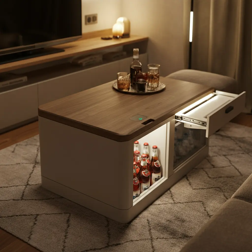 The Smart Coffee Table: Your Living Room's Command Center