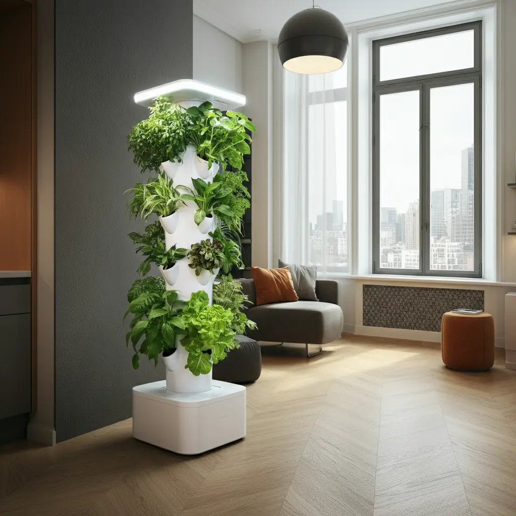 Go Big (or Tall) with Vertical Hydroponic Planters